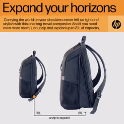 HP Travel 18 Liter 15.6 Iron Grey Laptop Backpack - Additional view 6