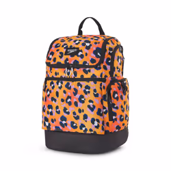 Speedo Large Teamster Backpack 35-Liter Cheetah Orange Pop 2.0 One S