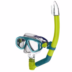 Speedo 87530332150801SZ Adult Adventure Mask and Snorkel Set DEEP Lake
