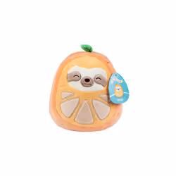 Squishmallows 8"" Simon The Orange Sloth Plush - Officially Licensed K