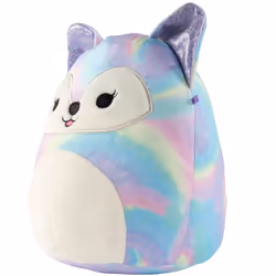 Squishmallows 8-Inch Felexine The Rainbow Fox - Official Jazwares Plus