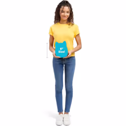 Squishmallows 8-Inch Felexine The Rainbow Fox - Official Jazwares Plus