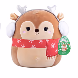 Squishmallows Original 10-Inch Darla The Fawn - Official Jazwares Chri