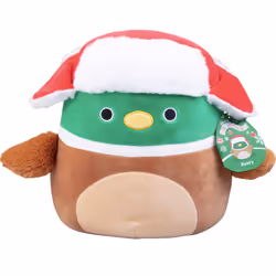 Squishmallows 10"" Avery The Mallard Winter Plush - Officially License