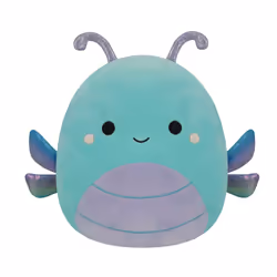 Squishmallows Original FlipAMallows 12-Inch Flippable Denton Green Chameleon and Heather Teal Dragonfly - Medium-Sized Ultrasoft Official Jazwares Plu