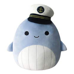 Squishmallows 8-Inch Samir Blue Whale with Sailor Hat - Little Ultraso