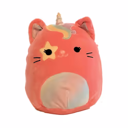Squishmallows Sienna 5 Inch Hot Pink Caticorn Plush with Yellow Star Over Right Eye and Rainbow Belly and Mane - Stuffed Anim ...