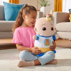 Squishmallows Original CoComelon HugMees 14-Inch JJ - Large Ultrasoft Official Jazwares Plush