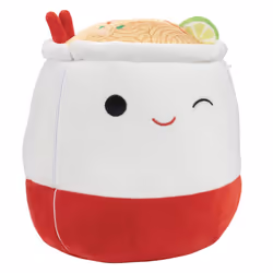 Squishmallows Original 10-Inch Daley The Noodles - Official Jazwares Plush - Collectible Soft & Squishy Food Stuffed Animal Toy - Add to Your Squad -