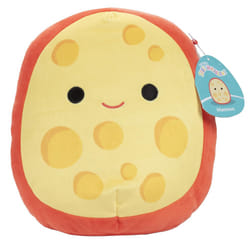 Squishmallows Original 10-Inch Mannon The Gouda - Official Jazwares Plush - Collectible Soft & Squishy Cheese Food Stuffed Animal Toy - Add to Your Sq