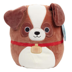 Squishmallows 10"" Sassafras the St. Bernard Dog - Officially Licensed Kellytoy Plush - Collectible Soft & Squishy Puppy Stuffed Animal Toy - Add to Y