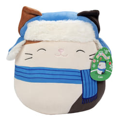 Squishmallows Original 10-Inch Cam The Christmas Cat - Official Jazwares Plush - Collectible Soft & Squishy Kitty Stuffed Animal Toy - Add to Your Squ