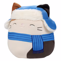 Squishmallows Original 10-Inch Cam The Christmas Cat - Official Jazwares Plush - Collectible Soft & Squishy Kitty Stuffed Animal Toy - Add to Your Squ