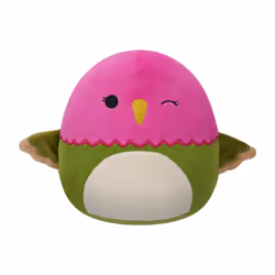 SQCR05380 7.5-Inch-Na'lma The Pink and Green Winking Hummingbird, Multicolour