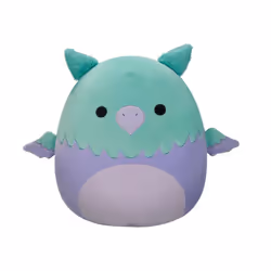Squishmallow 7.5" Adorable Cuddly Minerva Green And Purple Griffin Plush