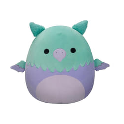 Squishmallow 7.5" Adorable Cuddly Minerva Green And Purple Griffin Plush