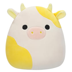 SQCR05402 7.5-Inch-Bodie The Yellow and White Cow, Multicolour