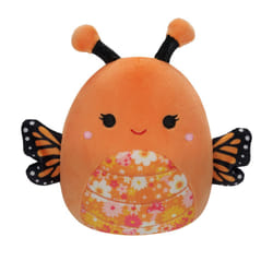 SQCR05473 16-Inch-Mony The Orange Monarch Butterfly with a Floral Belly, Multicolour