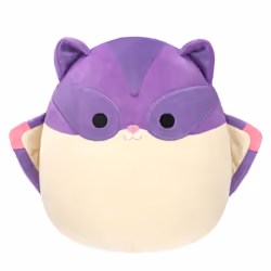 Squishmallows Original 12-Inch Joy Purple Sugar Glider - Official Jazwares Plush