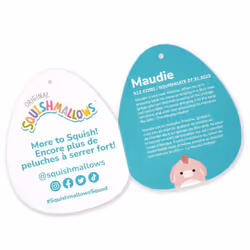 Squishmallows Original 12-Inch Maudie Pink Donkey with White Fuzzy Belly - Official Jazwares Plush