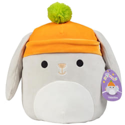 Squishmallows Original 10-Inch Valentina The Grey Bunny - Official Jazwares Plush - Collectible Soft & Squishy Bunny Stuffed Animal Toy - Add to Your