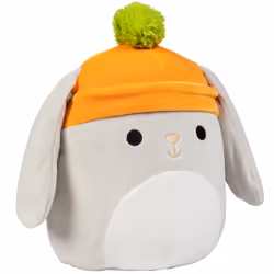 Squishmallows Original 10-Inch Valentina The Grey Bunny - Official Jazwares Plush - Collectible Soft & Squishy Bunny Stuffed Animal Toy - Add to Your