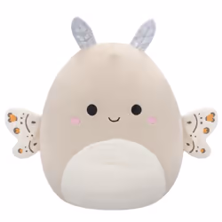 Squishmallows Original 12-Inch Berit Cream Moth with Paisley Wings - Official Jazwares Plush
