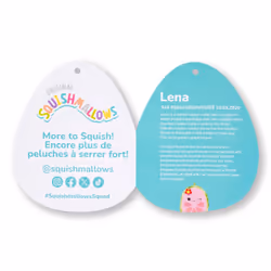 Squishmallows Original 16-Inch Lena Pink Guava Fruit with Flower - Official Jazwares Large Plush