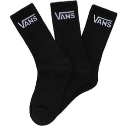 Vans Kids Boys 3 Pack Mid Calf Casual Cushioned Sports Crew Socks - 13.5K-1 UK, Black
