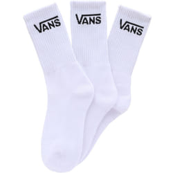 Vans Kids Boys 3 Pack Mid Calf Casual Cushioned Sports Crew Socks - 13.5K-1 UK, White