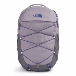 THE NORTH FACE Womens Borealis Commuter Laptop Backpack Minimal Grey Dark HeatherZinc GreyCave Blue One Size