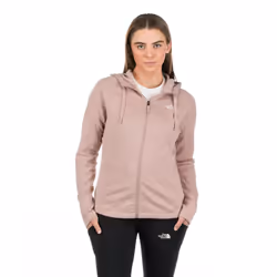 THE NORTH FACE Women's Eco Ridge Reardon Full Zip Hoodie  Pink Moss  X