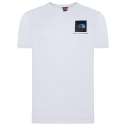 The North Face Mens Small Box Logo T-Shirts - White, Medium