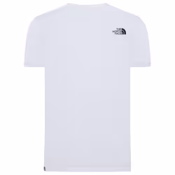 The North Face Mens Small Box Logo T-Shirts - White, Small
