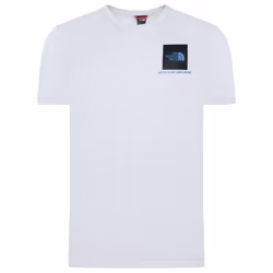 The North Face Mens Small Box Logo T-Shirts - White, X-Large