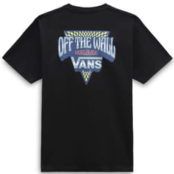 Vans Mens Retro Roll Crew Neck Short Sleeve T-Shirt Tee Top - S, Black
