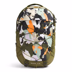 THE NORTH FACE Women's Borealis Commuter Laptop Backpack Forest Olive Grounded Floral Print/Forest Olive One Size