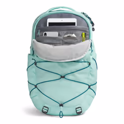 THE NORTH FACE Womens Borealis Commuter Laptop Backpack  Crater AquaBlue Moss  One Size