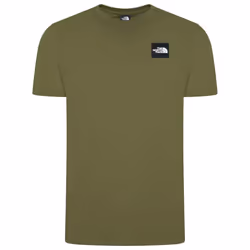 The North Face Patch Logo Men's T-Shirt - Green, Large