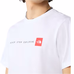 The North Face Men's Never Stop Exploring T-Shirts - White, X-Large