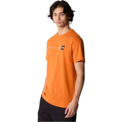 The North Face Men's Never Stop Exploring T-Shirts - Orange, Small