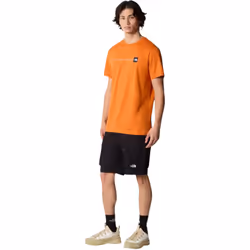 The North Face Men's Never Stop Exploring T-Shirts - Orange, Small
