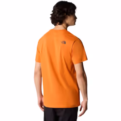 The North Face Men's Never Stop Exploring T-Shirts - Orange, Small