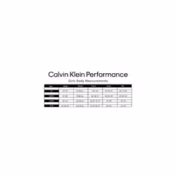 Calvin Klein Girls' Legacy Performance Leggings  Black Flash  8-10