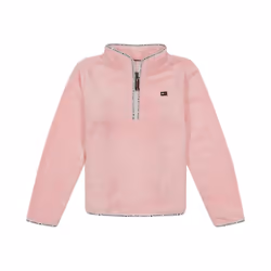 Tommy Hilfiger Girls' Big Long Sleeve Quarter-Zip Fleece Pullover Swea