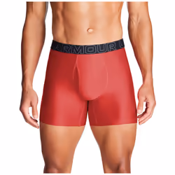 UA Performance Tech Boxerjock 6in 3-Pack Red Heather Solid 3 Pack 2X