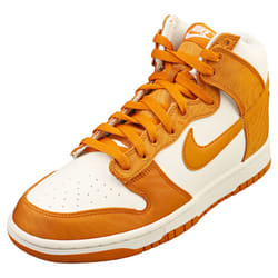 Nike Dunk Hi Retro Se Mens Fashion Trainers in Monarch White - 8