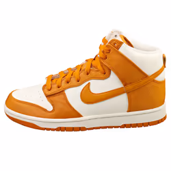 Nike Dunk Hi Retro Se Mens Fashion Trainers in Monarch White - 8