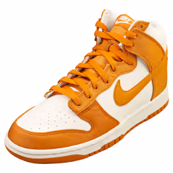 Nike Dunk Hi Retro Se Mens Fashion Trainers in Monarch White - 9.5