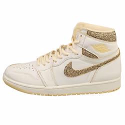 Nike Air Jordan 1 Retro Hi Mens Fashion Trainers in Sail - 8